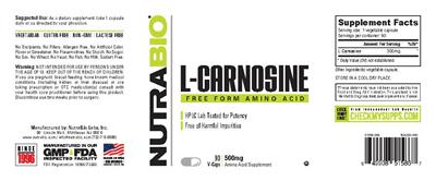 L-Carnosine 500 mg