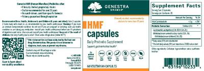 Label of HMF Capsules