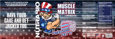Muscle Matrix Protein Blend Freedom Fetti