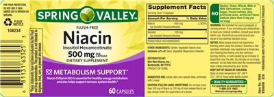 Flush-Free Niacin Inositol Hexanicotinate 500 mg