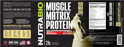 Muscle Matrix Protein Alpine Vanilla