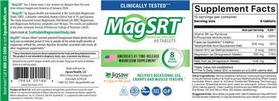 Photo of the Jigsaw Health MagSRT label
