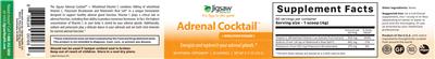 Photo of the Jigsaw Health Adrenal Cocktail + Wholefood Vitamin C label