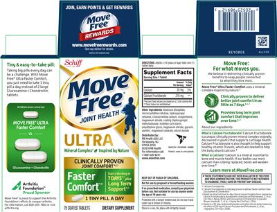 Photo of the Schiff Move Free Ultra Mineral Complex label