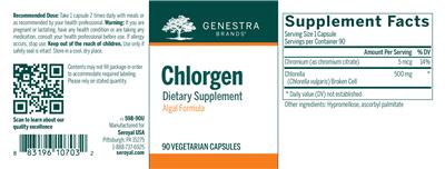 Photo of the Genestra Brands Chlorgen label