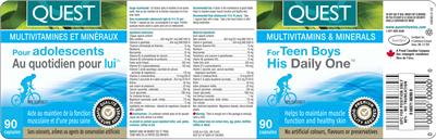 Photo of the Quest For Teen Boys His Daily One label