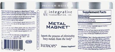 Photo of the Integrative Therapeutics Metal Magnet label