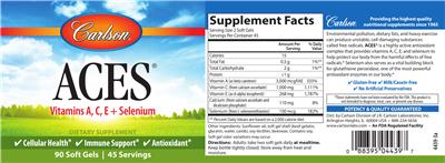 Photo of the Carlson ACES label