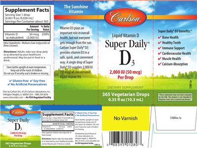 Super Daily D3 2,000 IU (50 mcg)