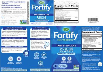 Label of Fortify Digestive Complete