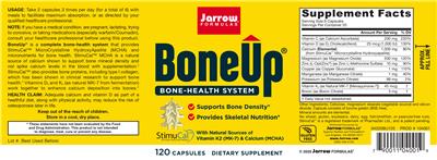 Photo of the Jarrow Formulas Bone-Up label