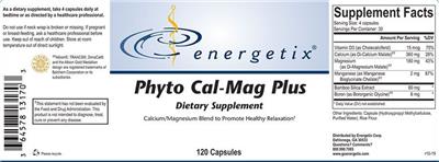 Photo of the Energetix Phyto Cal-Mag Plus label