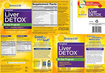 Photo of the Renew Life Part 1 Morning Formula label