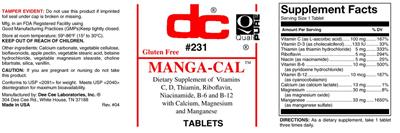 Photo of the DC Manga-Cal label