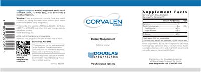 Photo of the Douglas Laboratories Corvalen Ribose label