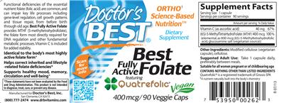 Best Fully Active Folate