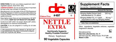 Photo of the DC Nettle Extra label