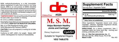 Photo of the DC M. S. M. label