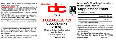 Photo of the DC Formula 719 label