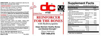 Photo of the DC Reinforcer For The Bones label