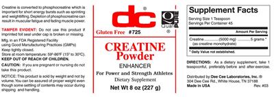 Product label image for Creatine Powder