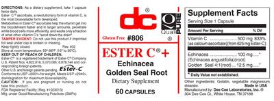 Photo of the DC Ester C + label