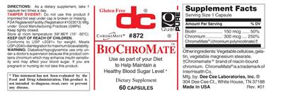 Photo of the DC BioChroMate label