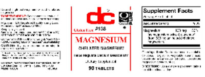 Photo of the DC Magnesium label
