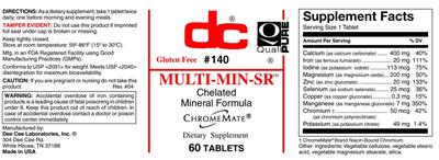 Photo of the DC Multi-Min-SR label