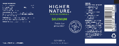 Photo of the Higher Nature Selenium label