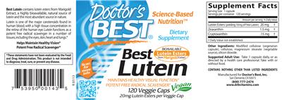Best Lutein 20 mg