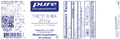 7-Keto DHEA 25 mg