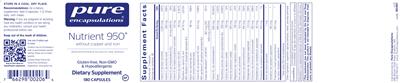 Nutrient 950 without Copper and Iron