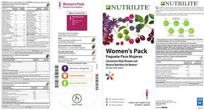 Photo of the Nutrilite Cal Mag D label