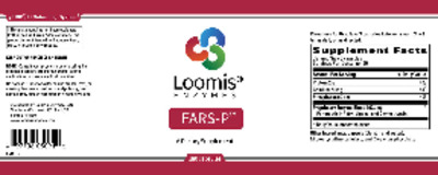 Photo of the Loomis Enzymes FARS-P label