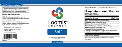 Photo of the Loomis Enzymes Spl label