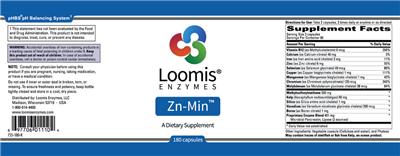 Photo of the Loomis Enzymes Zn-Min label