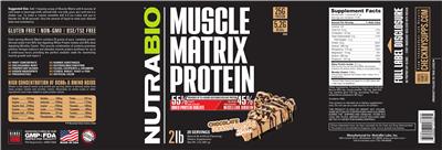 Muscle Matrix Protein Chocolate Peanut Butter Bliss