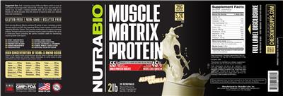 Muscle Matrix Protein Alpine Vanilla