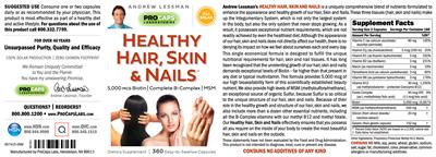 Photo of the ProCaps Laboratories Healthy Hair Skin & Nails label