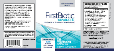 Label of FirstBiotic Advanced