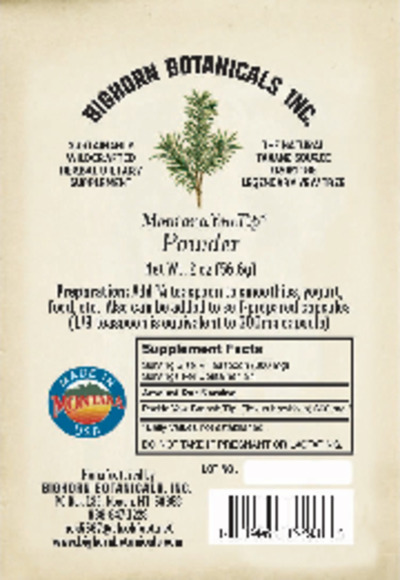 Montana YewTip Powder