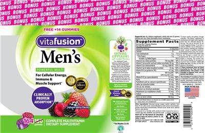 Photo of the vitafusion Men's label