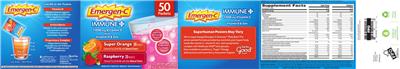 Photo of the Emergen-C Immune+ Raspberry label