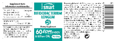 Product label for Bifidobacterium Longum