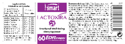 Photo of the SuperSmart Lactoxira label