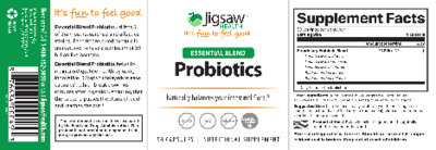 Label of Essential Blend Probiotics