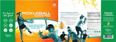 Photo of the Jigsaw Health Pickleball Cocktail Orange label
