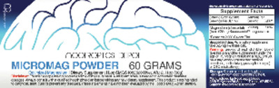 Photo of the Nootropics Depot Micromag Powder label
