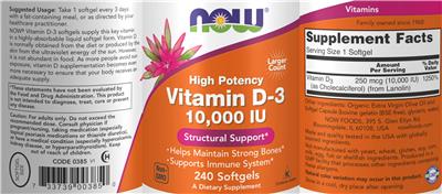 Vitamin D-3 10,000 IU